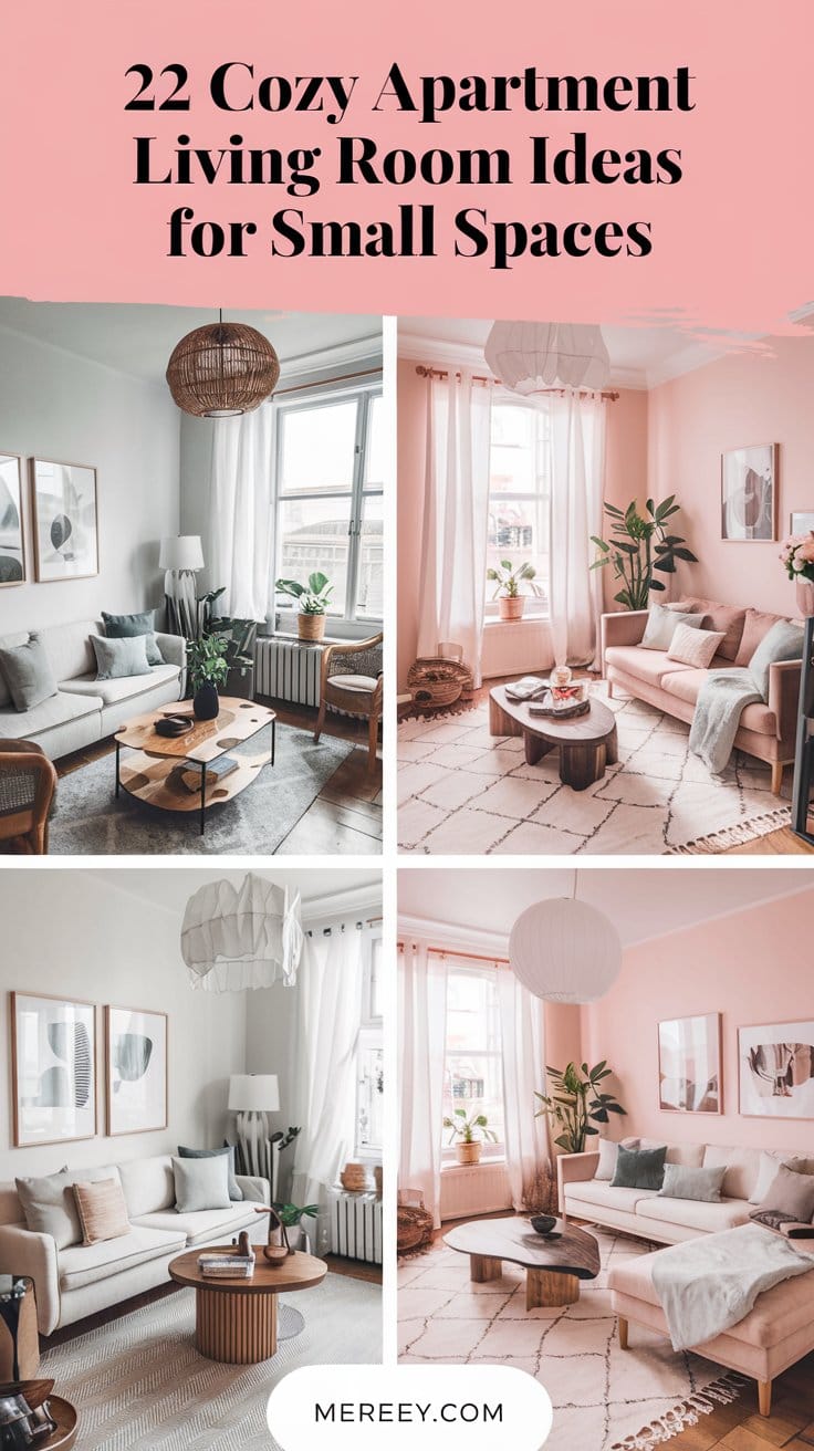 Read more about the article 22 Cozy Apartment Living Room Ideas for Small Spaces