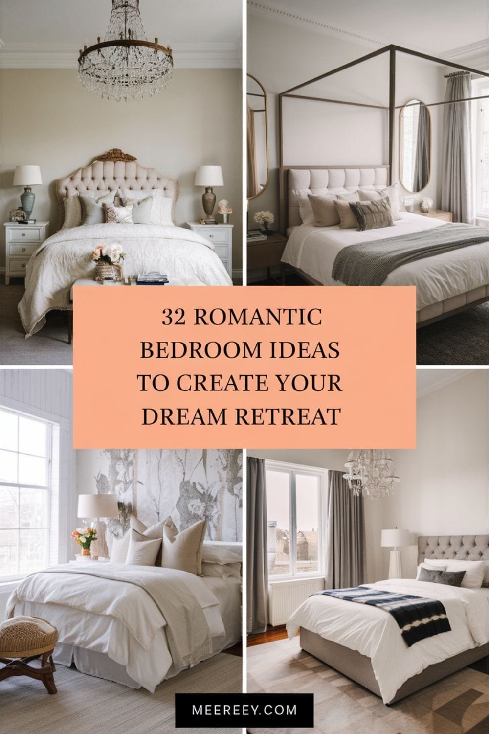 Read more about the article 32 Romantic Bedroom Ideas to Create Your Dream Retreat