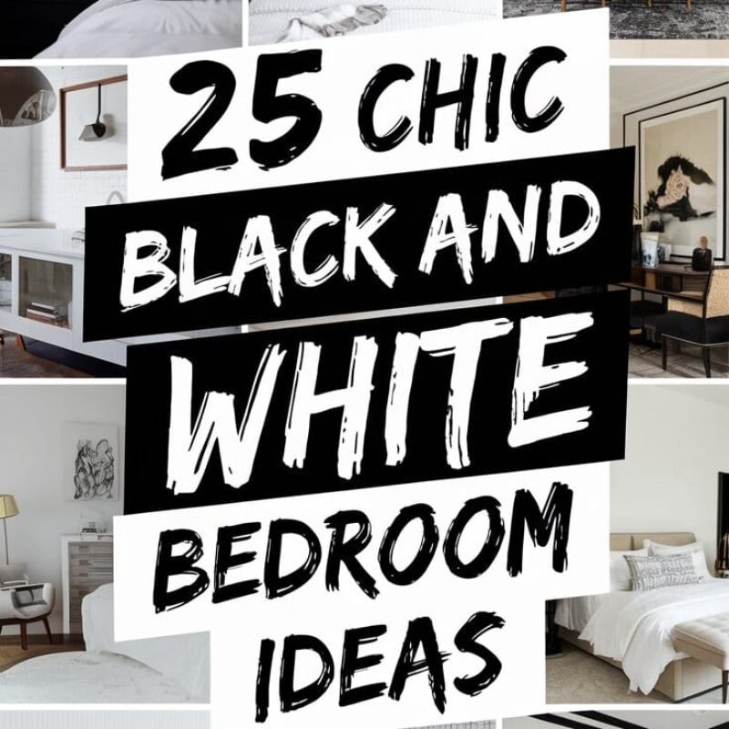 25 Chic Black and White Bedroom Ideas for a Stylish Upgrade