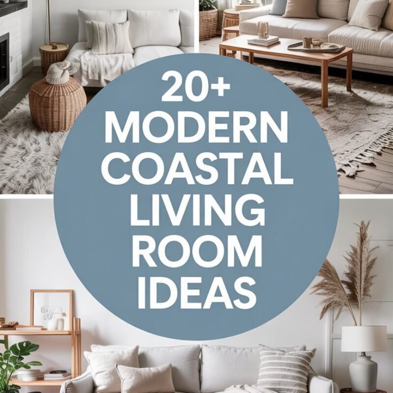 20+ Modern Coastal Living Room Ideas That Feel Like a Beach Getaway