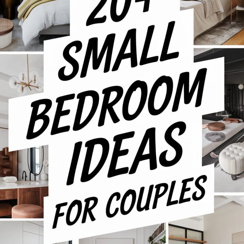 20+ Small Bedroom Ideas For Couples Living in Apartments or Tiny Homes